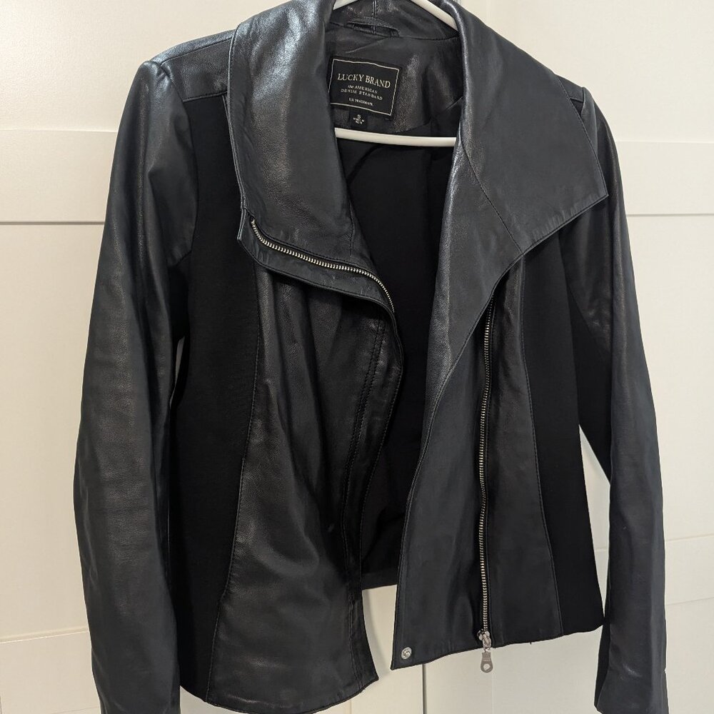 Lucky Brand Black Leather Jacket